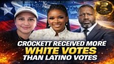 Latina Says She Will Stand With Black Americans, White Voters Voted More For Crockett Than Latinos